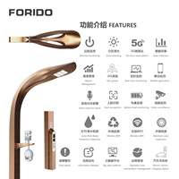Poteau intelligent 5G extérieur personnalisé de 6m à 12m avec moniteur et écran LED, lampadaire intelligent multifonctionnel pour routes et zones résidentielles
