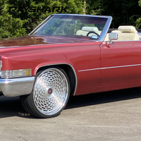 Velg Forged RS Custom Donk Style 24 26 28 30 Inch 5x120.65 5x127 untuk Chevrolet Impala Caprice Oldsmobile Delta 88