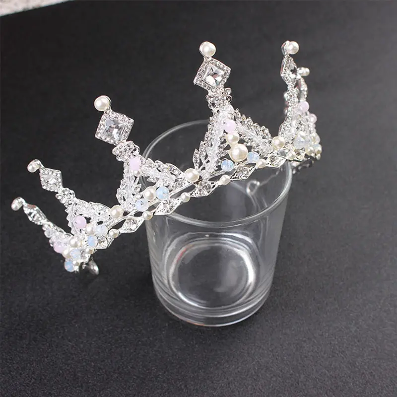 Свадебный головной убор Jachon, корона, жемчужный набор, алмазная корона невесты, ювелирные изделия, свадебное платье, аксессуары, корона