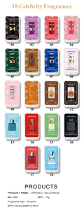 Ensemble de parfums solides professionnels 10g sans alcool, portables, longue tenue, EDP solide pour femmes, marque privée, vente en gros, boutique - Product Image 4