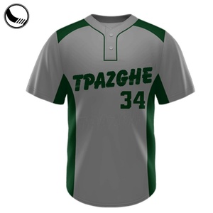 Camiseta de Béisbol Lisa Personalizada al por Mayor para Hombre, Talla Grande, Sin Pedido Mínimo - Product Image 1