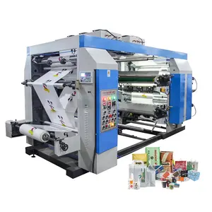 도매 4 색 부직포 가방 인쇄 기계 저렴한 나일론 Flexo 종이 가방 짠 가방 인쇄 기계 가격
