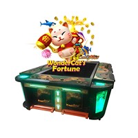 Bby nouveauté 86/100 pouces Table de tir Machine de jeu 10 joueurs poisson à pièces flambant neuf monde océan roi 4 anglais