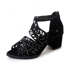 Sandales compensées à plateforme bout ouvert motif goutte d'eau pour femme, nouvelle collection été 2026, style coréen tendance, sexy, à semelle épaisse et pois - Product Image 6