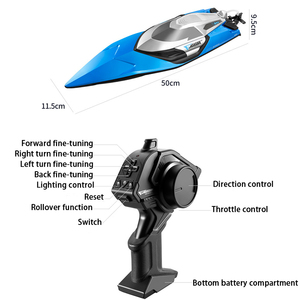 Hot bán nhà máy trực tiếp 70 km/h <span class=keywords><strong>RC</strong></span> điều khiển từ xa tốc độ thuyền 2.4GHz mô phỏng mô hình tốc độ cao <span class=keywords><strong>RC</strong></span> thuyền cho trẻ em - Product Image 5