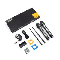 Système de microphone sans fil UHF professionnel VM880 Performance sur scène True Diversity avec microphone karaoké portable