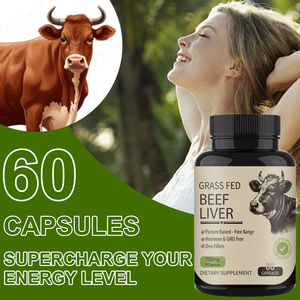 60 Capsules de Foie de Bœuf Nourri à l'Herbe – Prévient l'Anémie En Défaut de Fer – Superaliment Nutritionnel Dense – Qualité Adulte Testée - Product Image 5