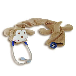 V037, оптовая продажа, плюшевый чехол для стетоскопа с мультяшными животными, защитный чехол для медсестер, врачей, врачей, плюшевый чехол для стетоскопа - Product Image 1