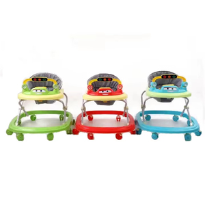 Poussoir de marcheur de <span class=keywords><strong>bébé</strong></span> de filles de roue de qualité de famille avec la musique et le <span class=keywords><strong>bébé</strong></span> léger marcheur d'apprentissage assis à debout enfants - Product Image 6