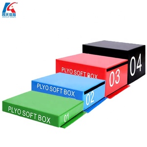 Chất lượng cao nhà máy giá cho 3 trong 1 plyometric hộp PVC mềm nhảy phòng tập thể dục hàng ngày bài tập Plyo hộp - Product Image 1