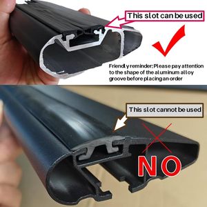 2 bandes de caoutchouc pour barres transversales de <span class=keywords><strong>toit</strong></span> de <span class=keywords><strong>voiture</strong></span>, 53 pieds, accès rapide, bandes d'étanchéité pour fentes en T, isolation phonique, compatibles avec les bords de pare-brise - Product Image 4