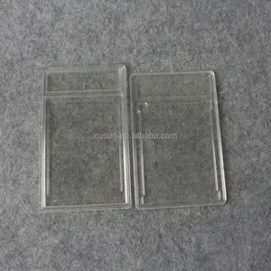 Hoge Kwaliteit Transparante Bescherming Acryl Kaart Beschermers Tonen Kaart Mouwen Acryl Id Kaarthouder