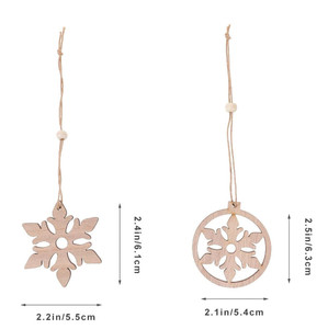 Set <span class=keywords><strong>di</strong></span> 10 Pendenti in <span class=keywords><strong>Legno</strong></span> Non Finiti Ecologici a Forma <span class=keywords><strong>di</strong></span> <span class=keywords><strong>Albero</strong></span> <span class=keywords><strong>di</strong></span> Natale e Fiocco <span class=keywords><strong>di</strong></span> Neve con Design a Fette <span class=keywords><strong>di</strong></span> <span class=keywords><strong>Legno</strong></span> per Decorazioni <span class=keywords><strong>da</strong></span> <span class=keywords><strong>Parete</strong></span> - Product Image 2