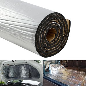 10mm d'épaisseur insonorisant isolation de <span class=keywords><strong>voiture</strong></span> bouclier <span class=keywords><strong>thermique</strong></span> automobile tapis auto-adhésif avec <span class=keywords><strong>rouleau</strong></span> de roue - Product Image 1