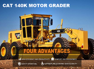 2024 Caterpillar 140k Motor Grader Mini <b>Used</b> Caterpillar Original Motor 140g Motor Grader Caterpillar <b>Used</b> Grader - Product Image 2
