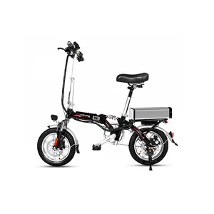 出售Defeima T14轮毂无刷电机500W 48V 20Ah电池35公里/小时最大速度便宜可折叠灰色折叠电动自行车