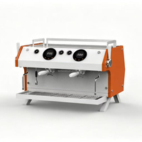 Machine à expresso ZILONG OEM à plusieurs chaudières et doubles groupes, avec pompe rotative électrique, en acier inoxydable, pour distributeurs