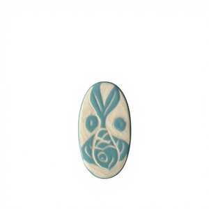 Reposapalillos de Cerámica Hecho a Mano, Ecológico y Duradero, Estilo Japonés, Diseño Floral Azul de Porcelana, Otros Artículos de Vajilla - Product Image 2