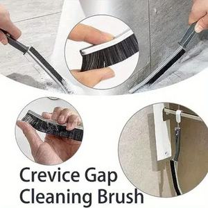 <span class=keywords><strong>Brosse</strong></span> multifonctionnelle à poils durs <span class=keywords><strong>pour</strong></span> nettoyer les joints, les carreaux de salle de bain, la cuisine et les fenêtres coulissantes, <span class=keywords><strong>pour</strong></span> éliminer la poussière et la saleté - Product Image 2