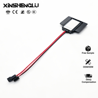 Interrupteur à capteur tactile capacitif DC 12V 60W pour miroir de salle de bain LED, module tactile à bouton unique, gradation, détection à travers le verre 1-6mm