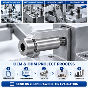 Visserie d'épaule non standard sur mesure en acier allié, usinage CNC, service de tournage CNC, fournisseur d'usine OEM, production de précision - Product Image 5