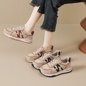 Nouvelles baskets allemandes pour femmes printemps 2026, style coréen, polyvalentes, chaussures de course pour étudiants, baskets en cuir décontractées rétro - Product Image 2
