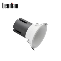 Spot LED encastré anti-éblouissement de 75 mm (3 pouces) avec découpe de 75 mm, 10 W, blanc froid, COB, complet avec driver pour la maison