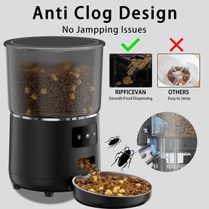 Meilleure vente 4L automatique mangeoire pour animaux de compagnie intelligent chien chat bols minuterie arrondi poissons d'eau en gros charge automatique Machine d'alimentation - Product Image 4