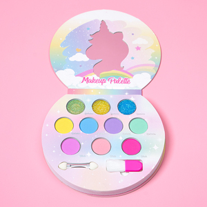 10 couleurs ombre à paupières enfants <span class=keywords><strong>maquillage</strong></span> cosmétique paillettes mat <span class=keywords><strong>arc</strong></span>-<span class=keywords><strong>en</strong></span>-<span class=keywords><strong>ciel</strong></span> <span class=keywords><strong>licorne</strong></span> fard à paupières Palette ensemble - Product Image 3