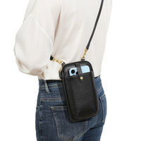 Cuir de vachette pour femmes en cuir véritable bandoulière sac de téléphone portable nouvelle mode épaule petit Mini sac de messager