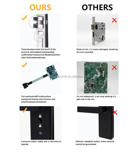 Serrure Intelligente à Mortaise Sinon 3 Leviers TTlock Tuya, Serrure de Porte Numérique Intelligente pour Porte en Bois - Product Image 2