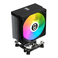 Nouveau Refroidisseur d'Air CPU Y400D 2026 avec Heatpipe, LED RGB, Ventilateur à Roulement Fluide et Radiateur à Affichage Numérique pour Boîtier d'Ordinateur