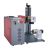 Marcador Láser de Fibra 3D JPT EM7 Mopa, Herramienta Multifuncional con Enfriamiento por Aire CNC, Compatible con Formatos DXF, PLT, BMP, AI, DST, DWG