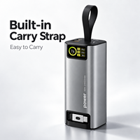 Batterie externe rétractable 100 cm 130 W 20000 mAh avec écran couleur TFT pour smartphone, ordinateur portable, drone, appareil photo et stabilisateur