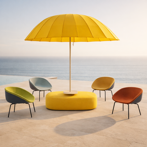 Sombrilla de Playa <span class=keywords><strong>para</strong></span> Exteriores, Juego de Sombrillas <span class=keywords><strong>para</strong></span> Patio con Sillas, Parasol de Jardín <span class=keywords><strong>para</strong></span> Piscina, Hotel y Patio de Villa - Product Image 1