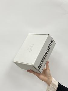 Cajas de envío de avión reciclables de cartón ecológico del fabricante para tarro de botella de vidrio frágil con buzón de inserción de espuma - Product Image 3