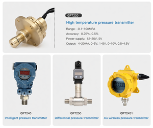 Sensor de Presión de Agua Analógico GPT200 0-5V, Transductor de Presión 4-20mA - Product Image 6