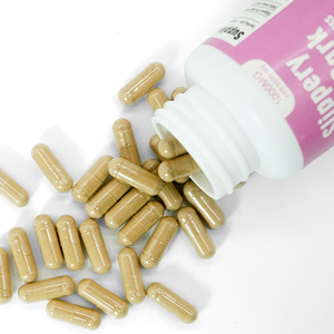 Cápsulas de Olmo Resbaladizo de Marca Privada Chinaherbs para Mujeres, Nutrición Vaginal Natural y Orgánica, Cápsulas Veganas de Olmo Resbaladizo - Product Image 1