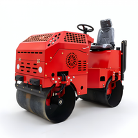 Compacteur routier vibrant hydraulique de 860 kg pour la construction routière et le compactage des allées