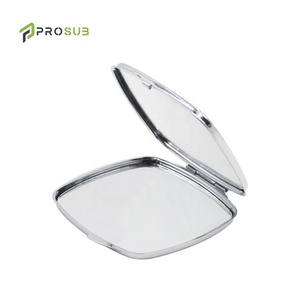 Prosub Wholesale Diy <strong>Design</strong> Sublimation Blank Make up <strong>Compact</strong> <strong>Mirror</strong> Sublimation Square Round Metal Cosmetic Pocket <strong>Mirror</strong> - Product Image 3