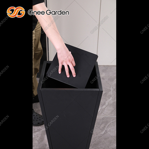 Pot de fleurs en acier galvanisé de haute qualité pour la décoration de la maison et du jardin, style américain, durable et résistant à la rouille - Product Image 4