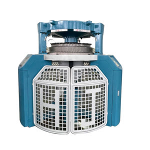 Machine à tricoter circulaire double jersey entièrement informatisée de 38 pouces de diamètre avec composant essentiel PLC - Product Image 1