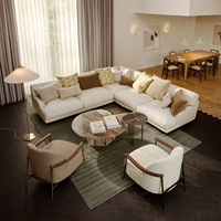 Fauteuil de détente moderne en peau de mouton blanche de luxe nordique pour la maison, le bureau, le salon, l'hôtel