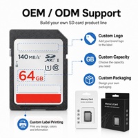 Untuk Kartu Ultra SD 64GB 128GB 256GB SDXC UHS-I C10 U1 150MB/s Video Full HD Kamera DSLR GPS MP3 Ponsel Pasokan Langsung Pabrik