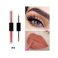 Gloss à lèvres liquide minéral mat de haute qualité, rose, logo personnalisé, marque privée, faible MOQ, imperméable, longue tenue, 5g Poids Net, 3 ans