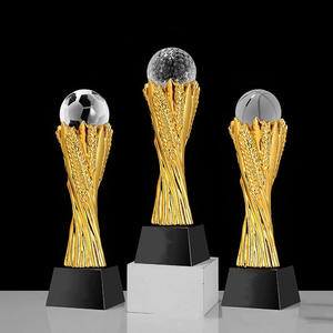 Trofeo de Fútbol Personalizado al por Mayor, Premio Mundial de Fútbol Dorado, Trofeo de Campeones Personalizado, Trofeo de Fútbol, Trofeo de Fútbol Soccer - Product Image 2