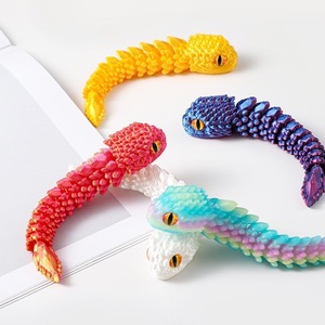 3D Printed Other <b>Mini</b> <b>Viper</b> Flexible Joints Fidget Toy Stress Relief Desktop Decor Unisex Creative Gift Desk Ornament - Product Image 1