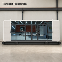 Offre Spéciale : Maisons Capsule Spatiale, Maisons Conteneurs Préfabriquées 20ft 40ft, Maisons Modulaires Portables pour Camps de Travailleurs