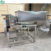 Mélangeur à double ruban multifonctionnel pour la peinture en poudre, machine à mélanger le bain de sel en acier inoxydable