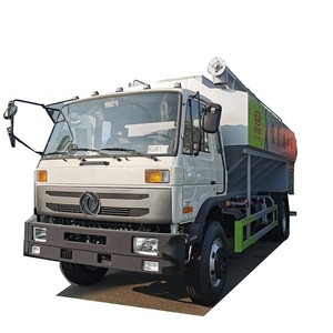 Camión Cisterna de Transporte de Alimentos a Granel de 4x2 y 10 Toneladas, Camión de Transporte de Alimentos para Pollos de Granja - Product Image 4